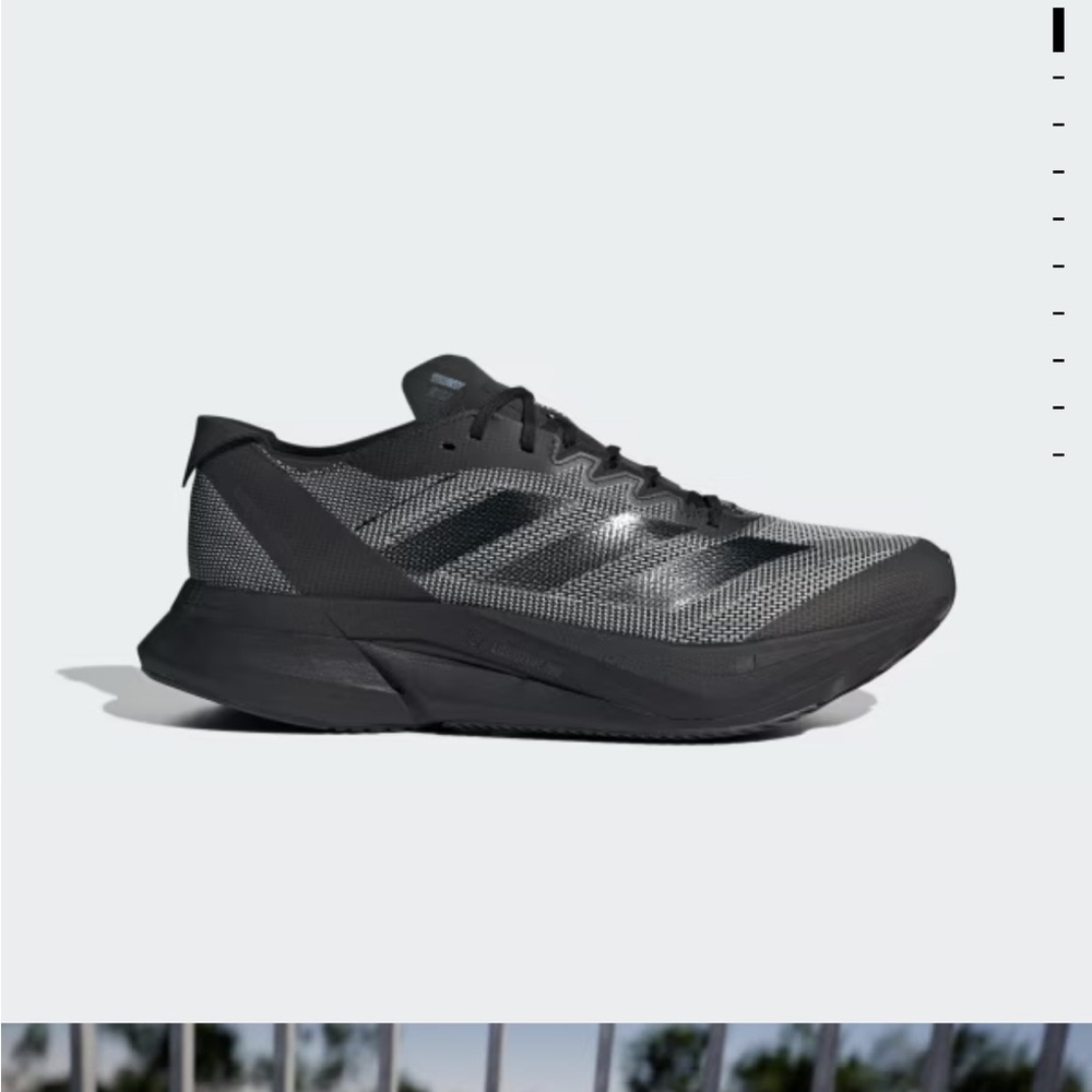 Adizero Boston 12 Men's Running Shoes Carbon Black